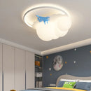 Axyaa Kids Cloud Airplane Chandelier, Modern LED Bedroom Ceiling Lights
