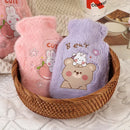 Axyaa Soft Hot Water Bottle | Cute Kawaii Hand Warmer for Winter