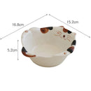 Axyaa Cartoon Cat Ceramic Tableware Set