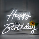 Axyaa Numbers Neon Sign 0-9 with Stand Base - USB Powered Dimmable Light Sign