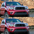 Axyaa LED Daytime Running Light Fog Lamp for Toyota Tacoma 2012-2015 White Daylights Yellow Turn Signal