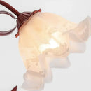 Axyaa Nordic LED Ceramic Table Lamp with Fabric Shade for Stylish Home Lighting