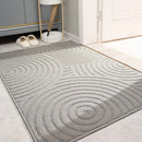 Axyaa Grey Welcome Door Mat: Absorbent, Non-Slip, Stain & Fade Resistant