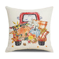 Axyaa Maple Leaf Pillow Case Set for Autumn Harvest Home Decor