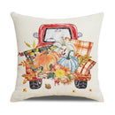 Axyaa Maple Leaf Pillow Case Set for Autumn Harvest Home Decor
