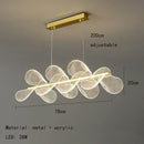 Axyaa Nordic Acrylic Petal Chandelier | Modern Home Decor Lighting