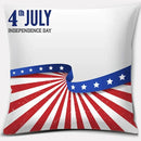 Axyaa LOVE USA Square Pillowcase for Home Decor