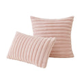 Axyaa Green Rabbit Fur Cushion Cover | Plush Soft Pillowcase for Sofa Décor