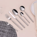 Axyaa Stainless Steel Cutlery Set with Hammer Pattern Handle