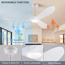 Axyaa 60/70" Wooden Ceiling Fan with LED Light & Remote Control for Home Office