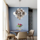 Axyaa Nordic Glass Bubble Chandelier for Bedroom and Dining Room Lighting