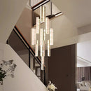 Axyaa Crystal Chandeliers Indoor LED Ceiling Light for Living Room