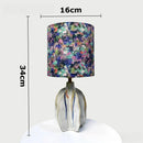 Axyaa Color Blocking Carambola Ceramics LED Table Lamp - Modern Home Lighting