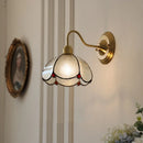 Axyaa Vintage Copper Glass Wall Lights for Bedroom and Kitchen