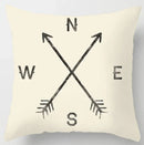 Axyaa Geometric Pattern Plush Cushion Cover for Home Decor 45x45cm