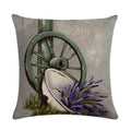 Purple Lavender Floral Pillowcase for Home Decor by Axyaa