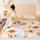 Axyaa Cozy Faux Lambswool Winter Weighted Blanket - Double Sided Plush Quilt