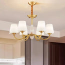 Axyaa Luxury Crystal Chandelier Pendant Light for Living and Dining Room
