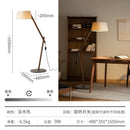 Axyaa Solid Wood LED Floor Lamp for Living Room Bedroom Study Tea House