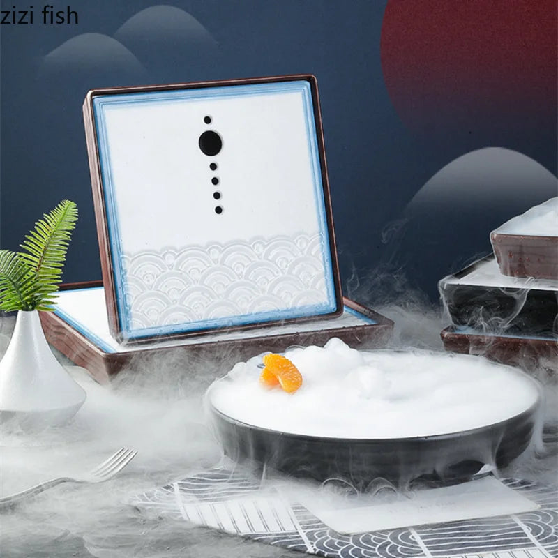 Axya Plastic Dinner Plate Set - Restaurant Tableware Sushi, Sashimi, Hot Pot Serving Bowl
