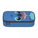Axyaa Stitch And Angel Love Large Pencil Case for Office, School, Makeup