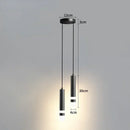 Axyaa Black Gold LED Pendant Light Chandelier for Living Room Bedroom