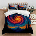 Axyaa Holiday Gift Quilt Cover Set - New Digital Printing, 2pcs/3pcs