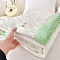 Axyaa Summer Cool Quilt Solid Color Lightweight Single Double Upgrade