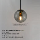 Axyaa Modern Glass Chandelier Gold Silver Amber Glass Suspension Lamp