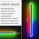 Axyaa RGB LED Long Wall Light - Waterproof Garden Lantern Sconce