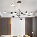 Axya Luxury Black Chandelier for Living Room Kitchen Bedroom Hall Decor