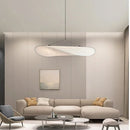 Axyaa Silk Pendant Chandelier: Modern Dining Room Hanging Light Fixtures