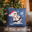 Axyaa Christmas Digital-Print Pillowcases for Sofa Bedroom Car - Festive Cushion Cover