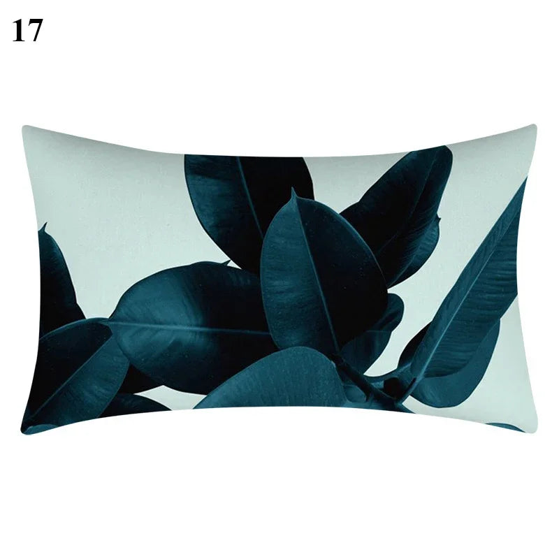 Axyaa Bohemian Plant Leaf Pillowcase for Home Decor 30*50