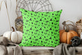 Axyaa Skulls Roses Butterflies Decorative Pillow Cover for Sofa Bedroom Car