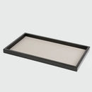 Axya Solid Wood Pallet Leather Tray Home Decoration Organizer
