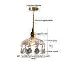 Axyaa Crystal Glass LED Pendant Chandelier - Modern Luxury Lighting Fixtures