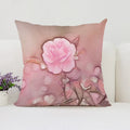 Axyaa Roses Flowers Pillowcase 45*45 Decorative Cover for Living Room Beds
