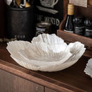 Axya Nordic Crystal Flower Tray: Elegant Glass Fruit Plate for Stylish Home Decor.