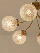 Axya Glass Ball Ceiling Light for Modern Nordic Living Room Dining Study