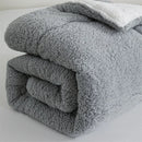 Axyaa Winter Lamb Wool Cotton Quilt – Double Thickened Warm Quilt Core