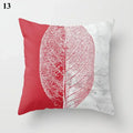 Axyaa Geometric Pillow Case: Modern Red Design for Home Decor