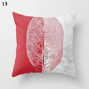 Axyaa Geometric Pillow Case: Modern Red Design for Home Decor