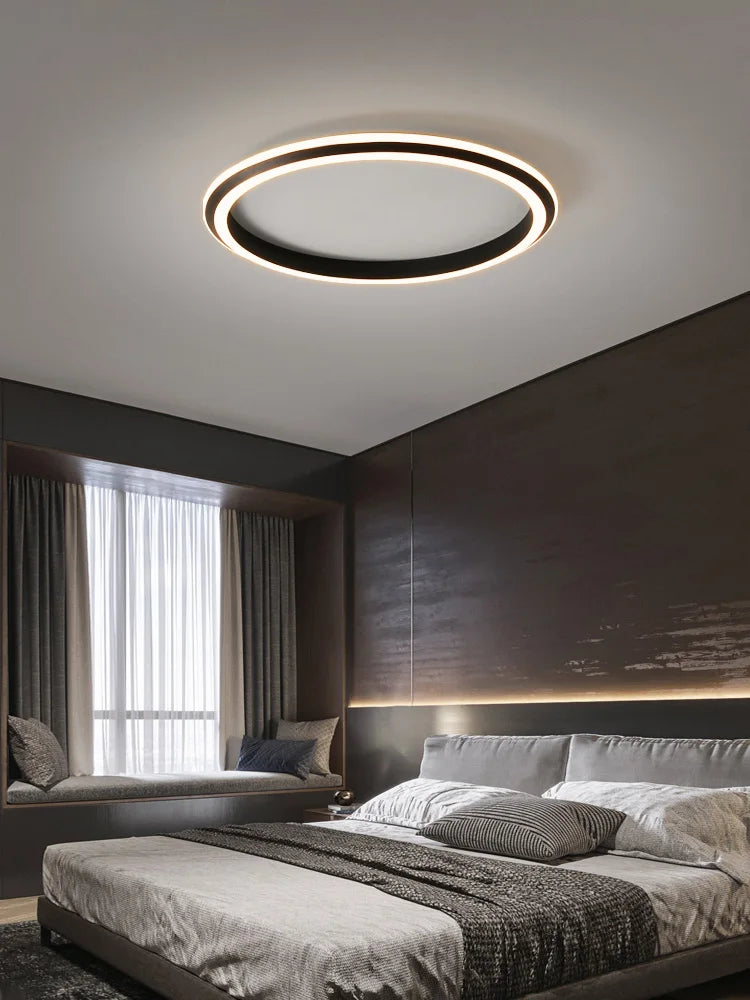 Modern Round LED Ceiling Lamp for All Rooms - Axyaa