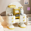 Axyaa Desktop Storage Organizer with Drawers & Pen Holder for Office, Study or Home