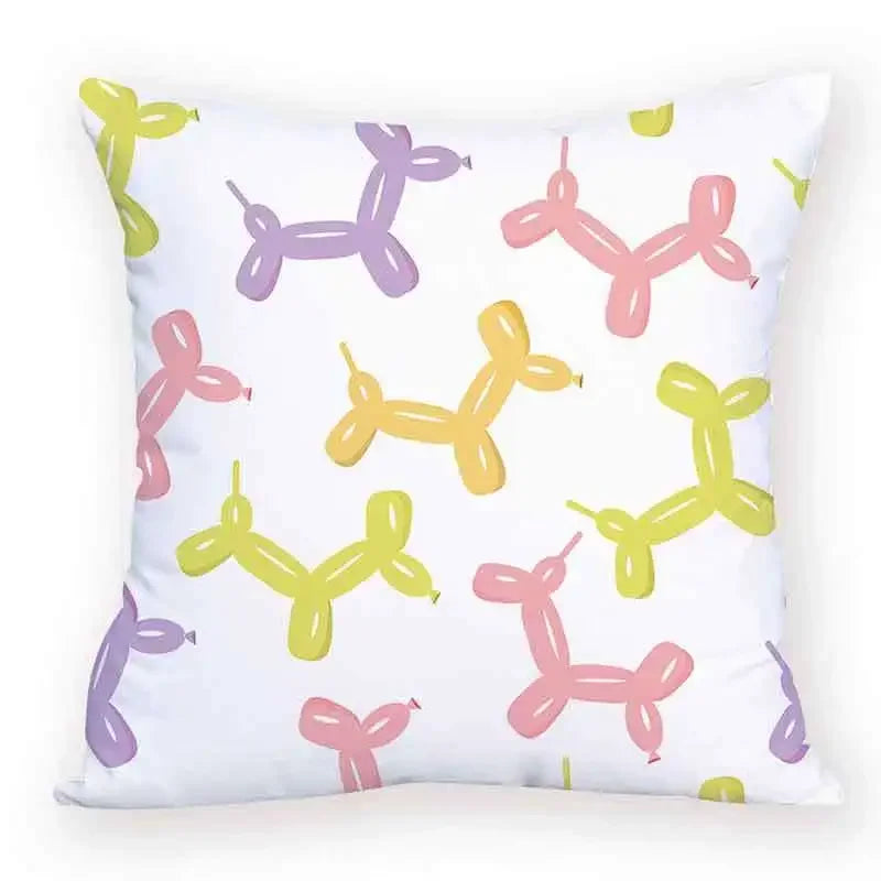 Axyaa Cartoon Animal Food Cushion Cover 45X45CM