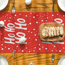 Axyaa Christmas Polka Dot Table Runner - Festive Kitchen & Dining Room Decor
