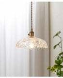 Axyaa Multi-Color Glass Pendant Light: 23 Shapes Hanging Lamp for Kitchen & Dining