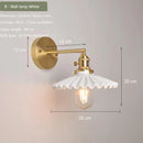 Axyaa Nordic Ceramic Pendant Light Brass Vintage Adjustable Hanging Light