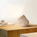 Axyaa Natural Yellow Stone Table Lamp for Modern Indoor Decor Lighting
